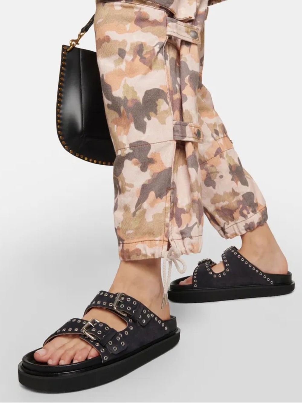 Isabel Marant Black Lennya Sandal